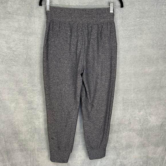 Lululemon Pants Womens 4 Gray Ready To Rulu High Rise Cropped Jogger Comfort Gym - Picture 7 of 14